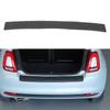 Черный TPE Для Fiat 500 2016-2026 Декоративная защитная полоса для заднего бампера автомобиля Аксессуары для автомобиля