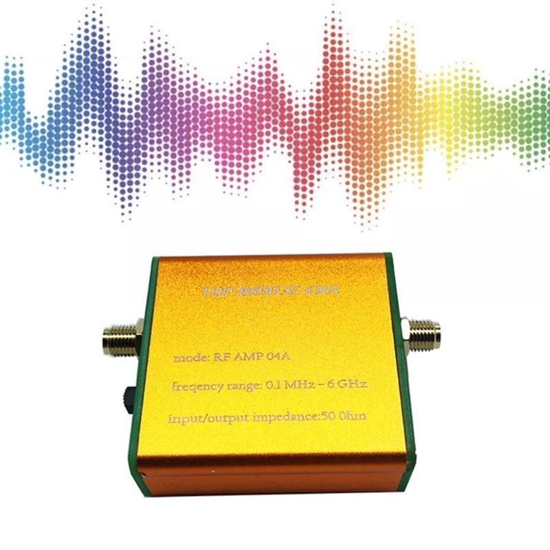 100K-6Ghz RFAmp FullBand Усилитель Предусилитель SMA Разъем Female HighLinearity UltraLow NoiseGain Усилитель