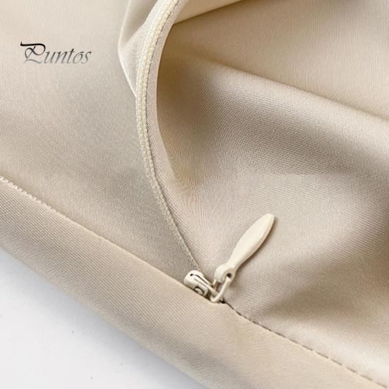 Женская элегантная атласная юбка из искусственного шелка с высокой талией, юбка-рыбий хвост, однотонная глянцевая офисная женская юбка трапец...