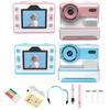 Children's Digital Camera Instantly Print 2.4inch Screen with Stickers & Filters for Photos Taking Video Recording Machine