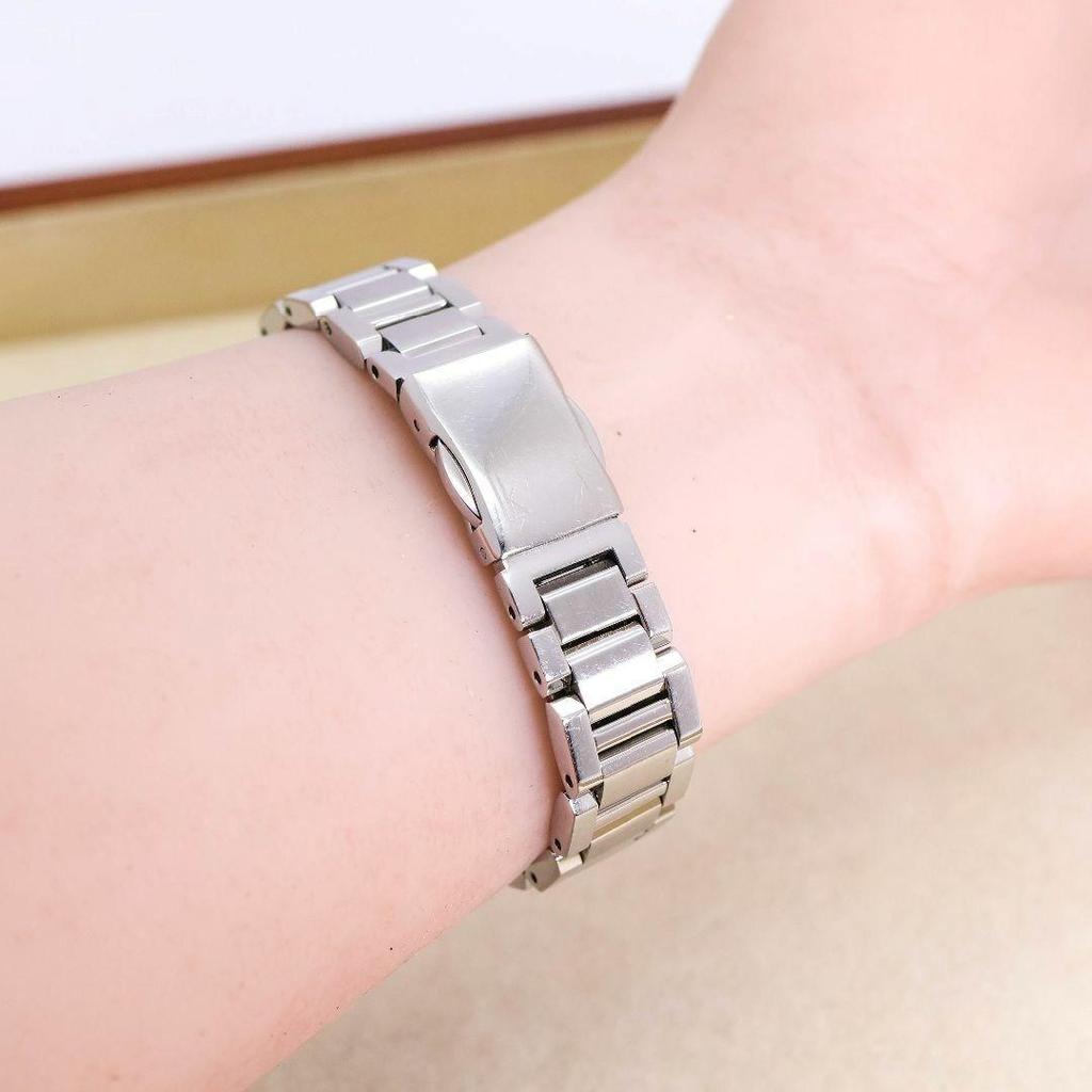 [USED] Working SEIKO Lukia Watch with Pink Glitter Dial and Date Display, Model 1407