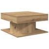  Coffee Table, Artisan Oak 55x55x30 Cm, Wood-based Material