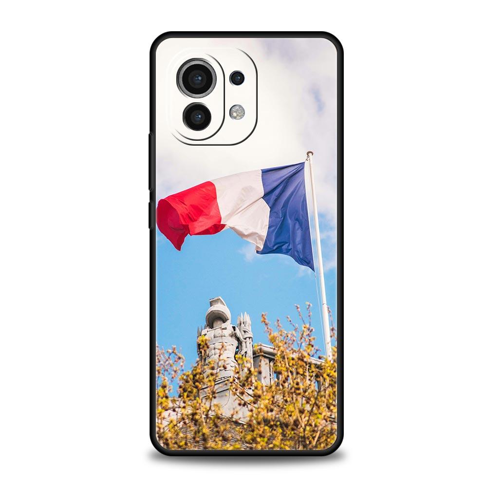 Чехол для телефона для Xiaomi Mi 15 14 14T 13T 12T Pro 12 13 11 Lite 5G 11T X6 X5 Pro Мягкий ТПУ чехол Национальный флаг RU FR UK