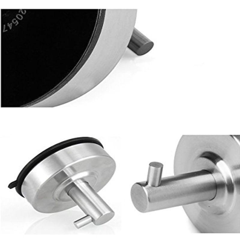 Мощная вакуумная присоска Вешалка Крючок из нержавеющей стали Держатель для полотенец для ванной и кухни и окна