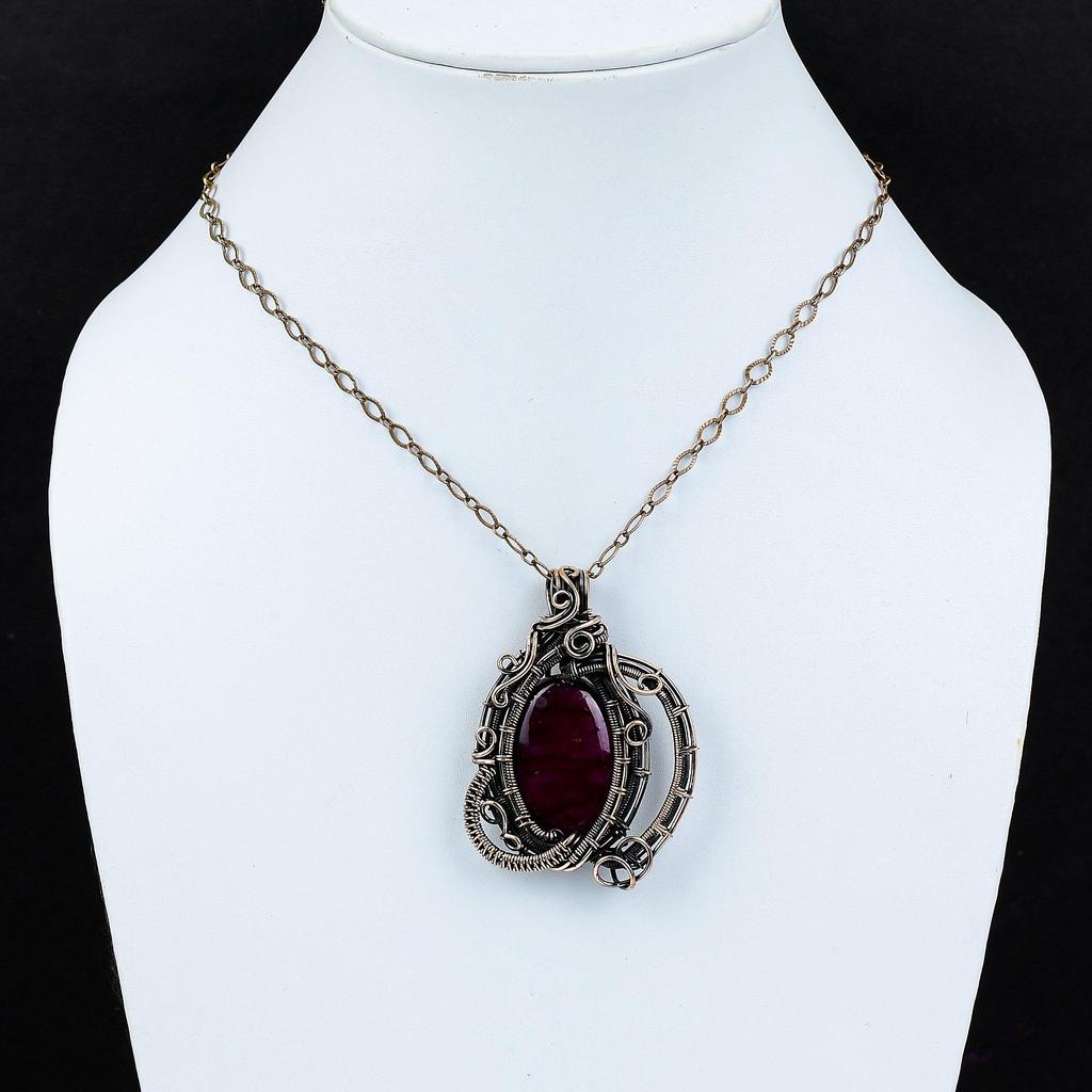 Фиолетовый огненный лабрадорит кулон медная проволока обернутая ювелирные изделия драгоценный камень кулон медные подвески ювелирные изделия ручной работы обернутая проволокой подвеска для подарка