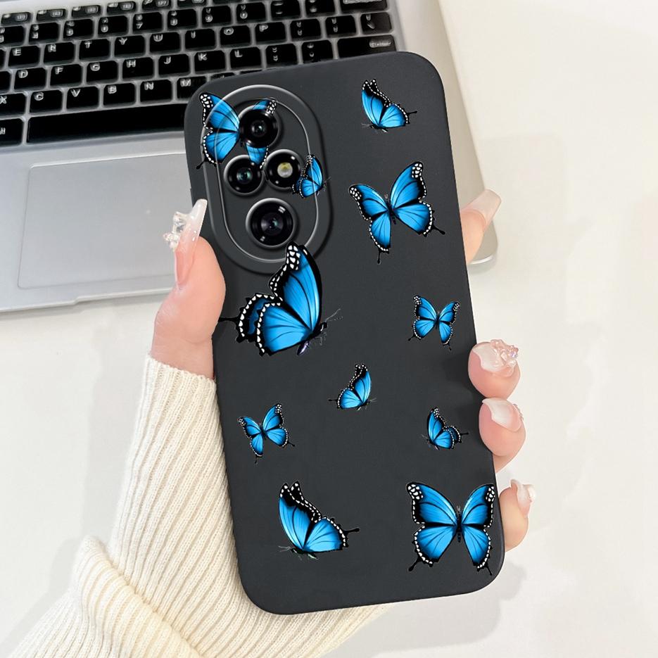 Чехол для Honor 200 Pro Стильный чехол с конфетным рисунком Полная защита камеры Чехол для телефона Для Honor 200 Lite Honor200 Smart Мягкие чехлы