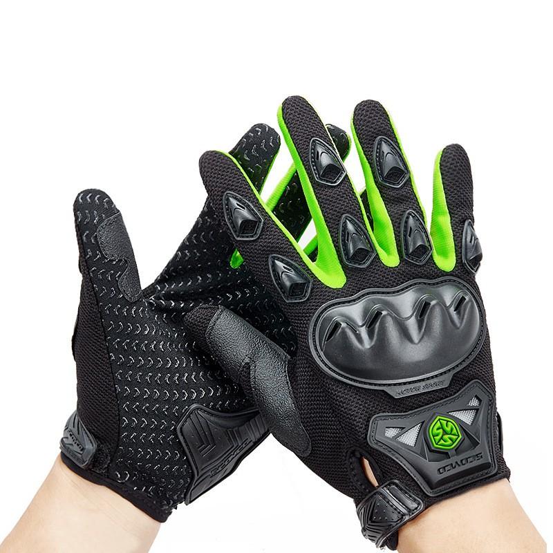 Scoyco MC29 Full Finger Motorcycle Gloves Men Women Cycling Protective Gear Safety Riding