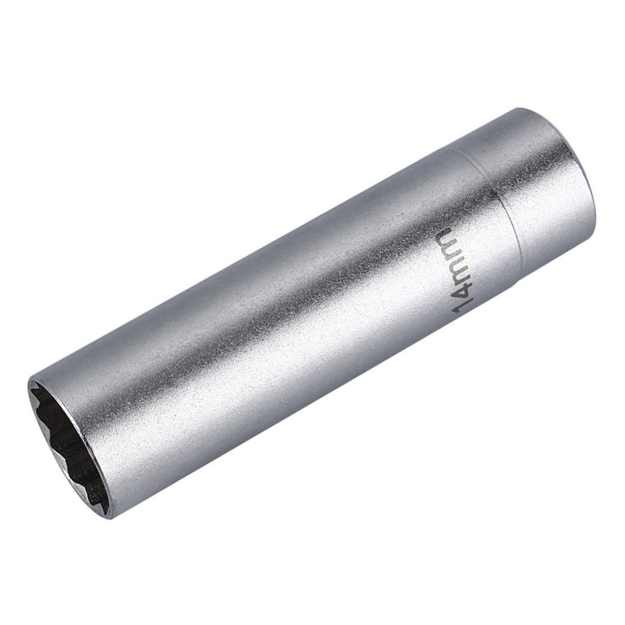 Магнитный свечной ключ 65 мм 3/8 14 мм Инструмент для снятия свечей зажигания Хром