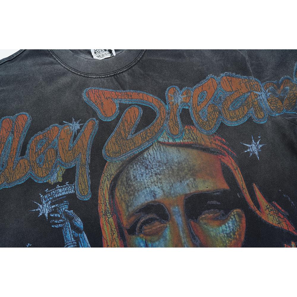 V529 Vale Forever Valley Sport Футболка GODS CITY Летняя Уличная Модная Футболка