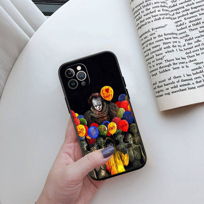 MH72 Чехол-накладка с рисунком клоуна для Redmi Note 12 12S 12C 13 13C 13R 14 14S 14R 14C Pro Max Plus A3 A3X A4 A5 11A 13X