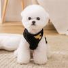 Cute Bear Print Cardigan Dog Clothes Autumn and Winter Warm Two-legged Vest Teddy Bear Small Dog Clothing