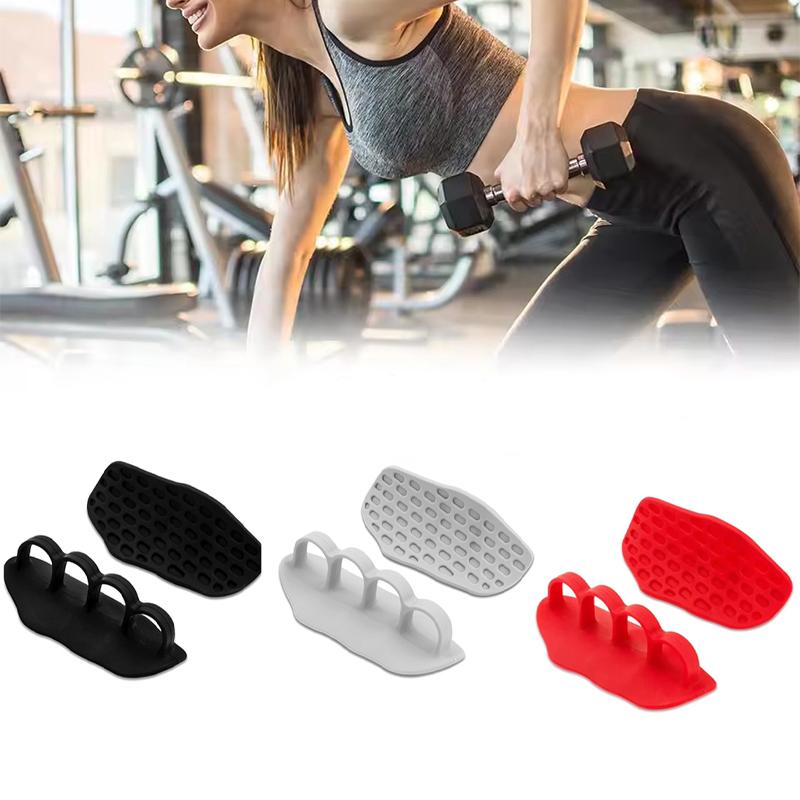 2 шт. нескользящие тренировочные ручки для мужчин и женщин, становая тяга, тяжелая атлетика, съемные ручки, расширитель пальцев, усилитель хвата