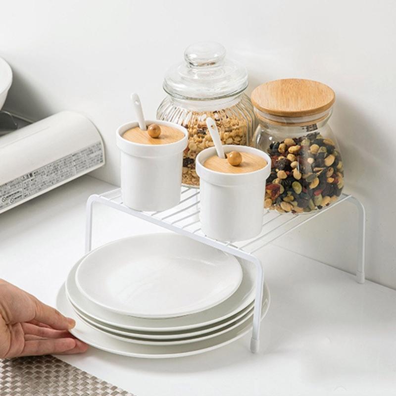 Модная полка для хранения дома и кухни, проволочные органайзеры, домашний аксессуар для шкафов, столешниц и спальни