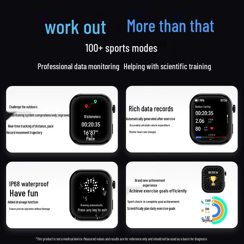 Newmine HarmonyOS Smart Sport Watch with Bluetooth Call & Health Monitoring (CN version)