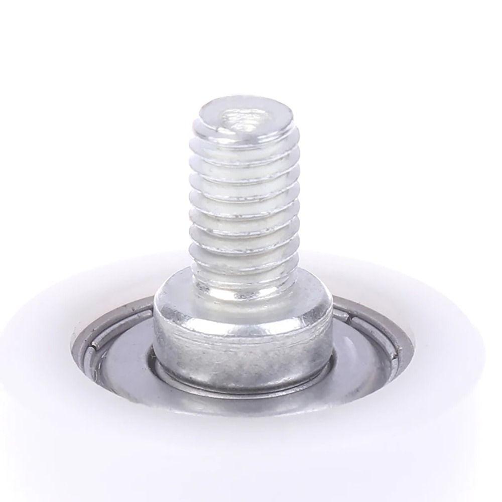 1 шт. с винтом Ролик подшипника ящика Плоский ролик для раздвижной двери Шкаф Передвижное колесо Мебель