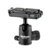 Velbon Ball Bottom Diameter Frame Locking Torque Quick Shoe Black QHD-S6Q Head, Medium, 42mm, Method, Adjustment, Compatible, Aluminum, 471659,