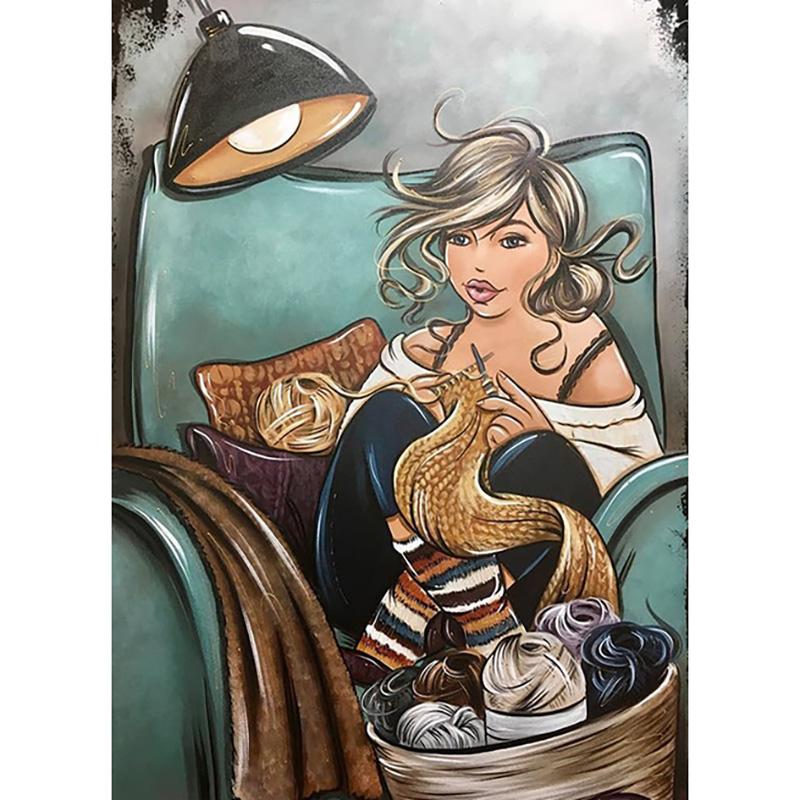 DIY алмазная живопись полная круглая дрель толстые женщины толстые дамы Алмазная художественная вышивка Broderie Diamant картина стразами