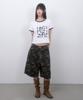 LMR Floral Logo Bermuda Pants Khaki