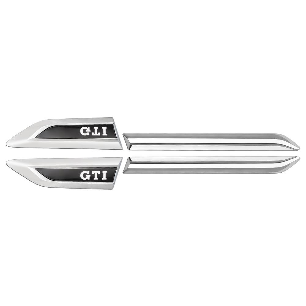 Для VW Volkswagen Jetta MK5 Golf 2 шт. ABS GTI 4 Motion R RLINE Буквы Наклейки Значки Эмблемы на Крыло Автомобиля Для VW Volkswag