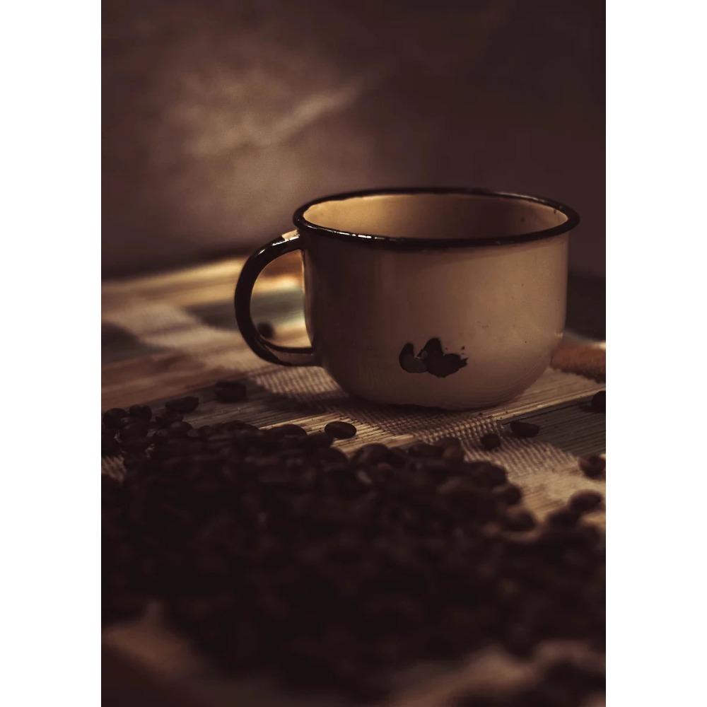 Плакаты с фотографиями кофейной чашки и зерен, Вкусный кофе, Латте, Принты для завтрака, Холст, Живопись, Настенное искусство, Картина, Декор для дома, комнаты