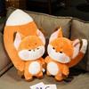 Cute Little Fox Plush Toy Doll Big Tail Fox Doll Birthday Gift Creative Throw Pillow