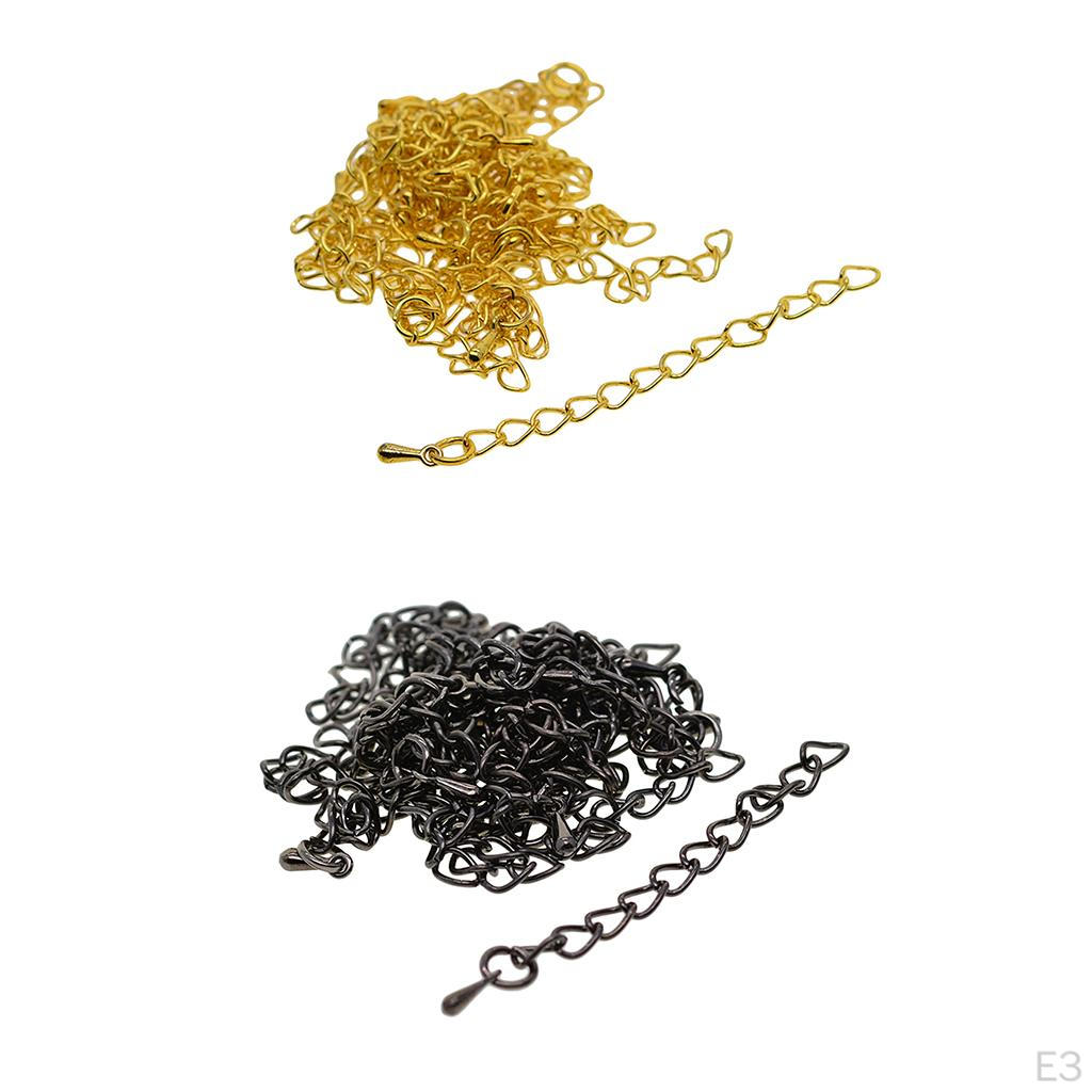 20 шт. и черный Extension DIY Ожерелье