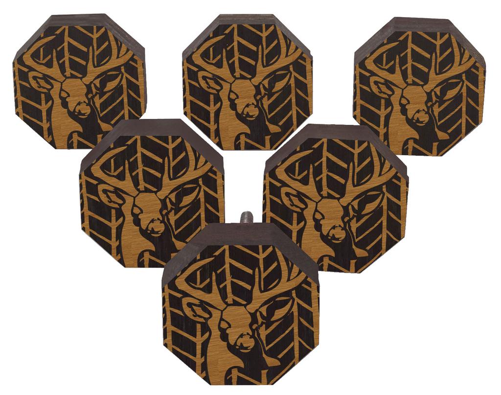 IBA Indianbeautifulart коричневые ручки с гравировкой 10 шт. мебельные деревянные ручки-гребешки в деревенском стиле