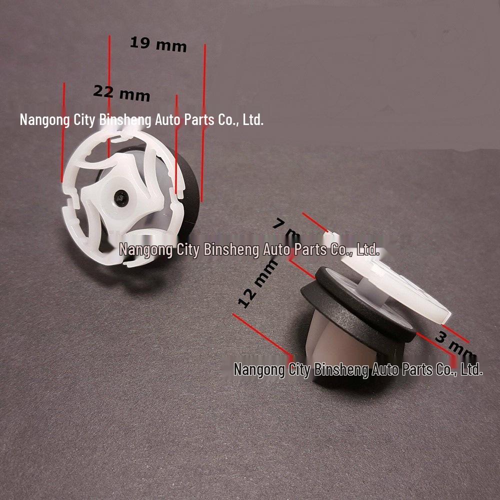 Зажим панели обшивки двери 7703077476 для Renault - Совместим с креплением обшивки карты, Зажим 9345ZN