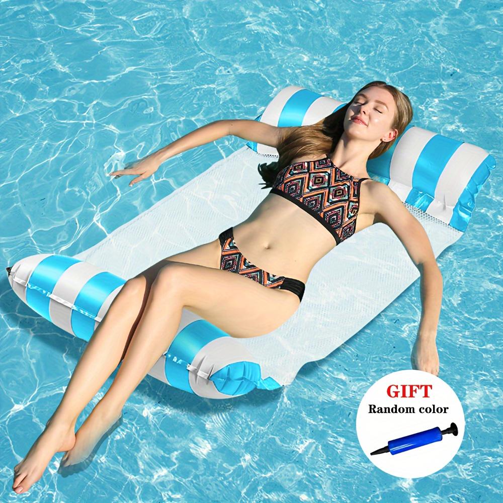 Swimming Water Sofa Inflatable Hammock Floating Water Inflatable Mat Pool Party Accessories Water Floating Inflatable Mat