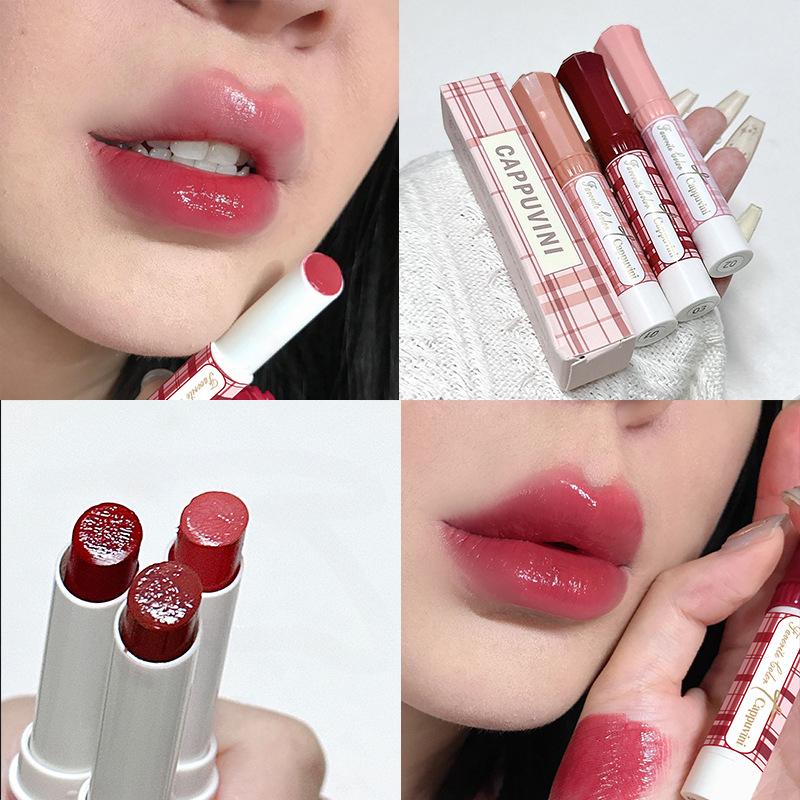 Bow Mirror Lipstick, Water-gloss Mirror, Long-lasting Color, Not Easy To Stick To the Cup, Lipstick Base Lipstick