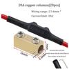10/20/60A Brass Terminal Block with Heat Shrink Tubing Wire Connector Nut Kit  Automotive