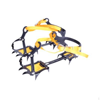 10-зубчатые ледовые кошки, захваты для снега, нескользящие универсальные регулируемые альпинистские шипы для скалолазания