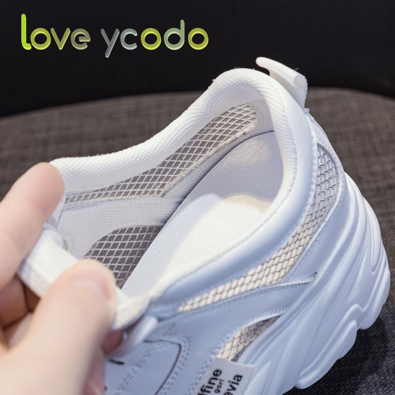 love ycodo Brand Women's Spring and Autumn Summer Thick Sole Fashion Breathable Casual Sports Shoes