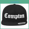 Бейсболка Compton Для Мужчин Женщин Регулируемая Солнцезащитная Шляпа С Вышитым Дизайном Буквы Летняя Мода