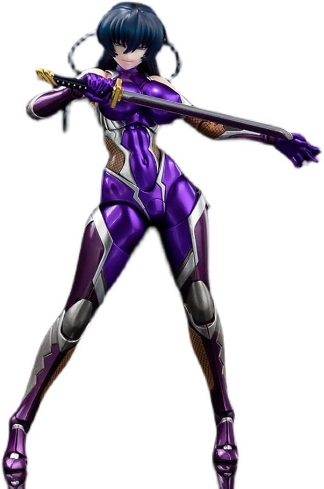 Second Axe Taimanin Asagi SECOND HENTAI ACTION Metallic Version Figure