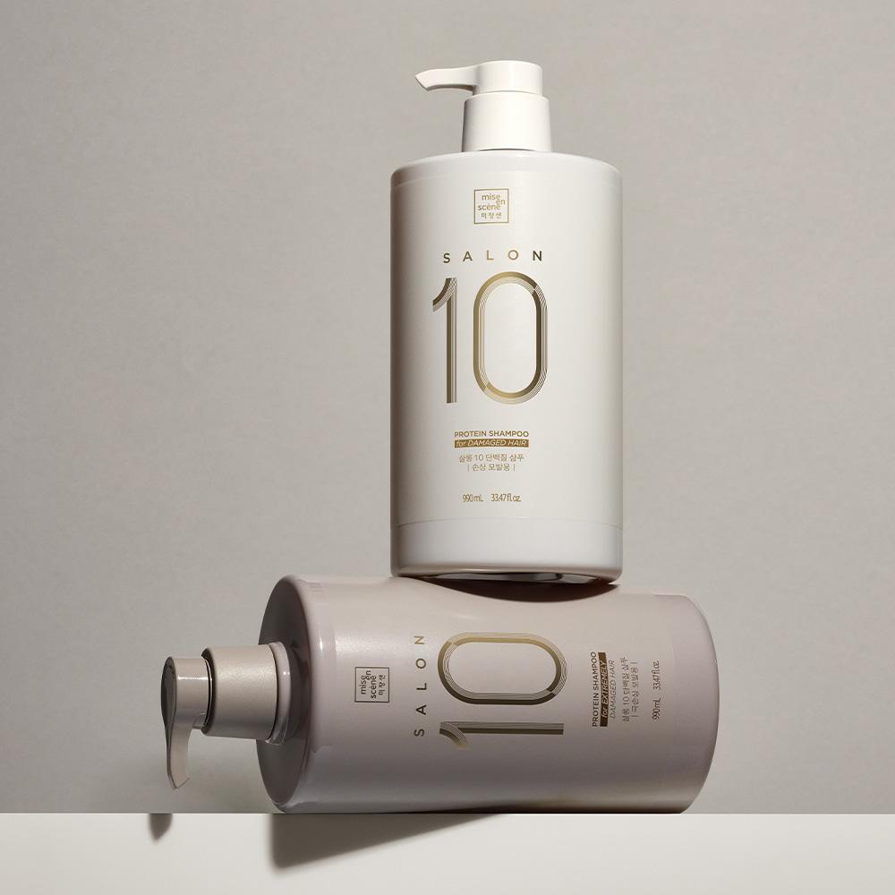 Mise-en-scène Шампунь Salon 10 Protein для поврежденных волос 500мл/990мл
