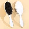 OELKO Hair Ion Care Smooth Hair Smooth Scalp Luxurious Electroplated Classic Ergonomic Oval Gift Brush, Brush, Comb, Hair, Anti-Static Brush,