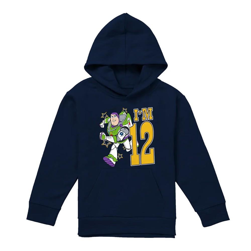 Toy Story Childrens/Kids I'm 12 Buzz Lightyear Birthday Pullover Hoodie