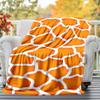 1PC Giraffe PrintOutdoor Flannel Blanket - Soft Plush Decor for Picnics, camping, Bedroom, Playroom, Office, or Lunch Break 1365A