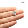 10pcs Number Bag Belt Decoration Silver Color Belt Buckle Decoration  20cm Cotton Dolls