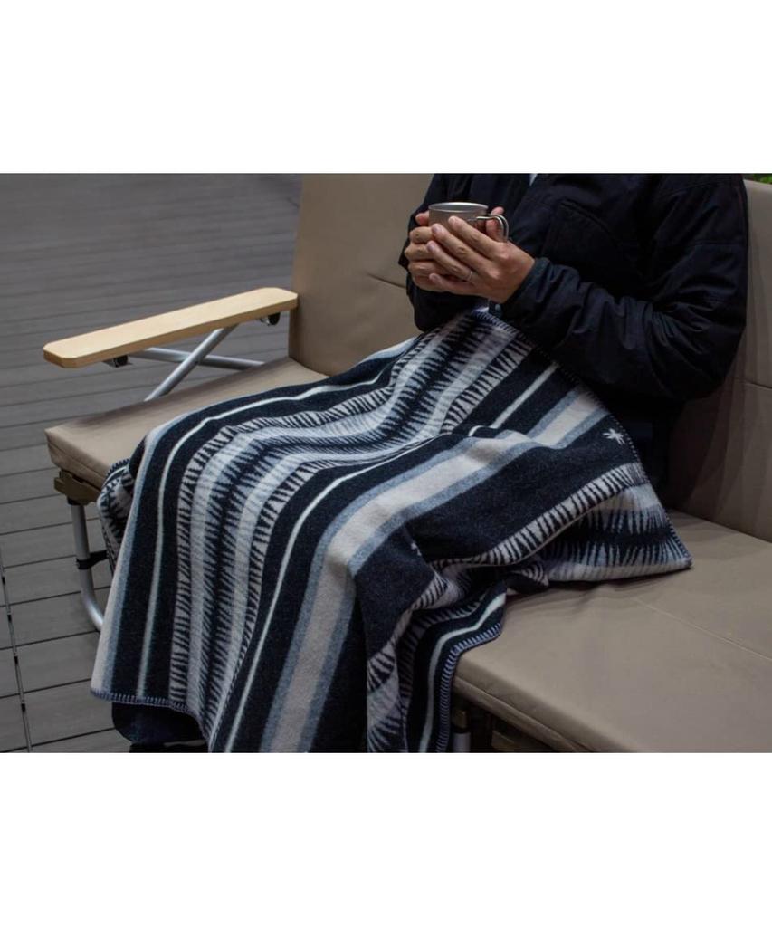 Snow Peak MUCHACHO BLANKET ONE CH GRY L SP×PENDLETON