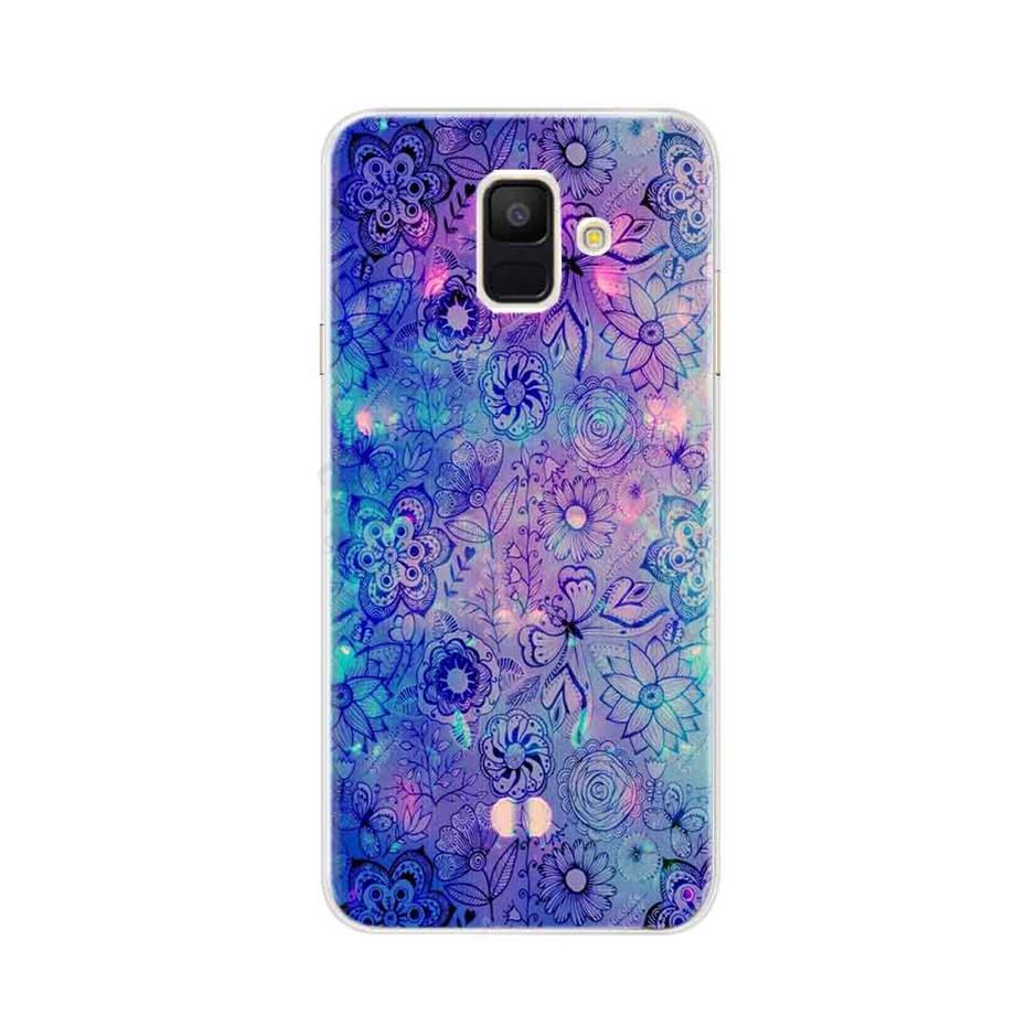 Чехол для Samsung Galaxy A6 2018 Прозрачный Мультяшный Мягкий ТПУ Силиконовый Чехлы для Телефона Задняя Крышка для Samsung Galaxy A6 A 6 Plus 2018