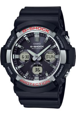 Мужские радиоуправляемые часы Casio Solar Black GAW-100-1AJF,