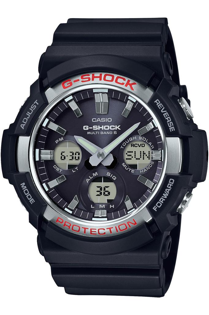 Casio Solar Black G-Shock GAW-100-1AJF Men's Radio-Controlled Watch,