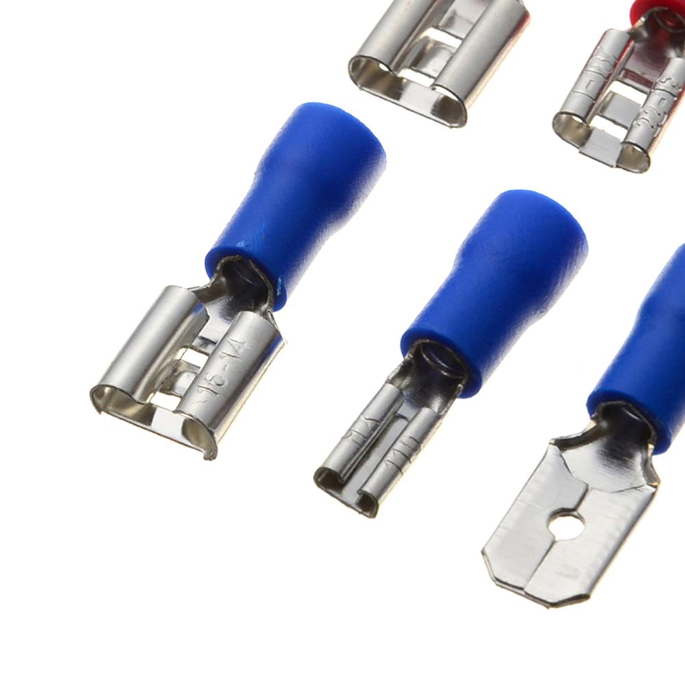 280 шт., различные изолированные электрические разъемы, обжимные клеммы для проводов с портативным ящиком для хранения