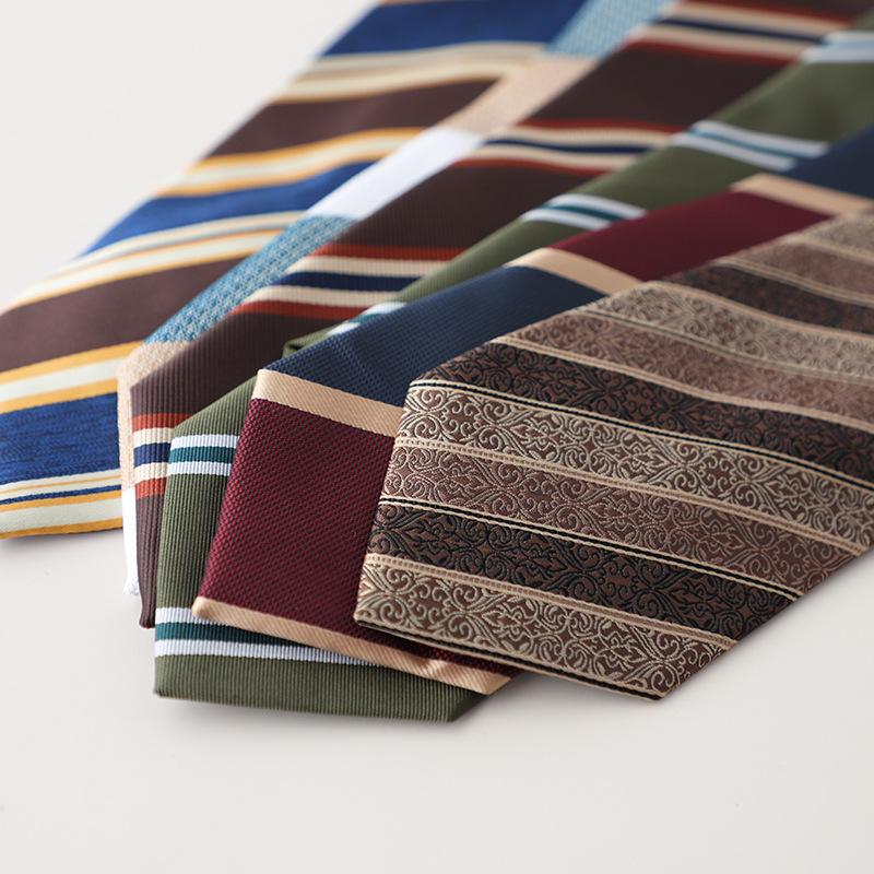 Винтажное платье 8 см в полоску, профессиональный галстук для джентльмена, группа женихов