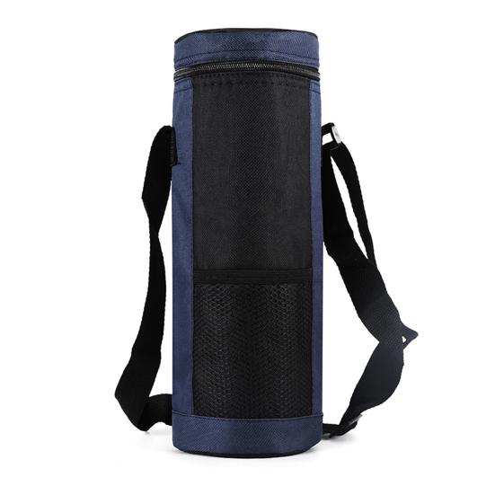 Бутылка для воды из ткани Оксфорд, круглая изоляционная крышка, складной изоляционный чехол для бутылки со льдом, изоляционный чехол для бутылки с горячей водой для пикника на открытом воздухе