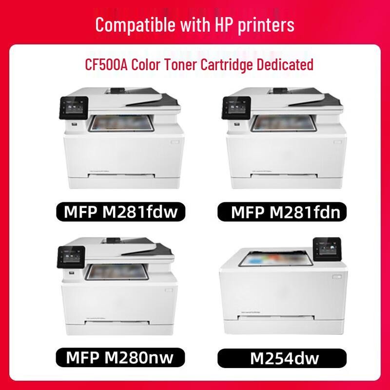Compatible HP 202A / CF500A Series Toner Cartridge
