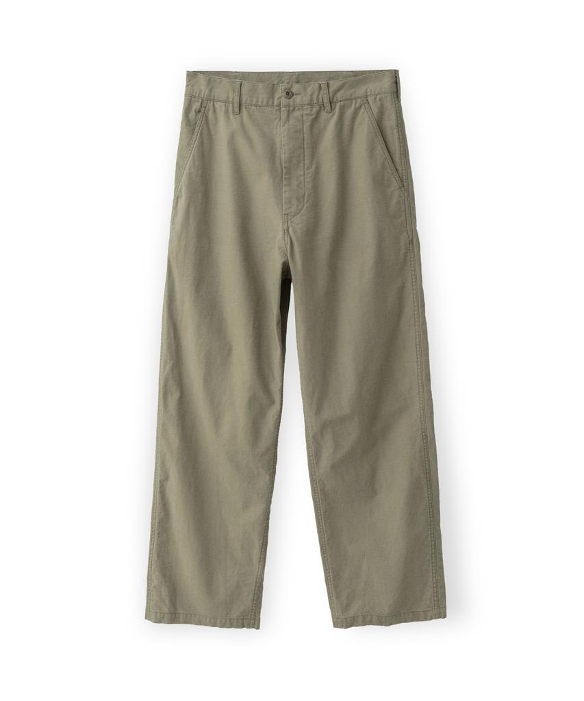 Beulaunyadeu French Work Pants, Olive Gray