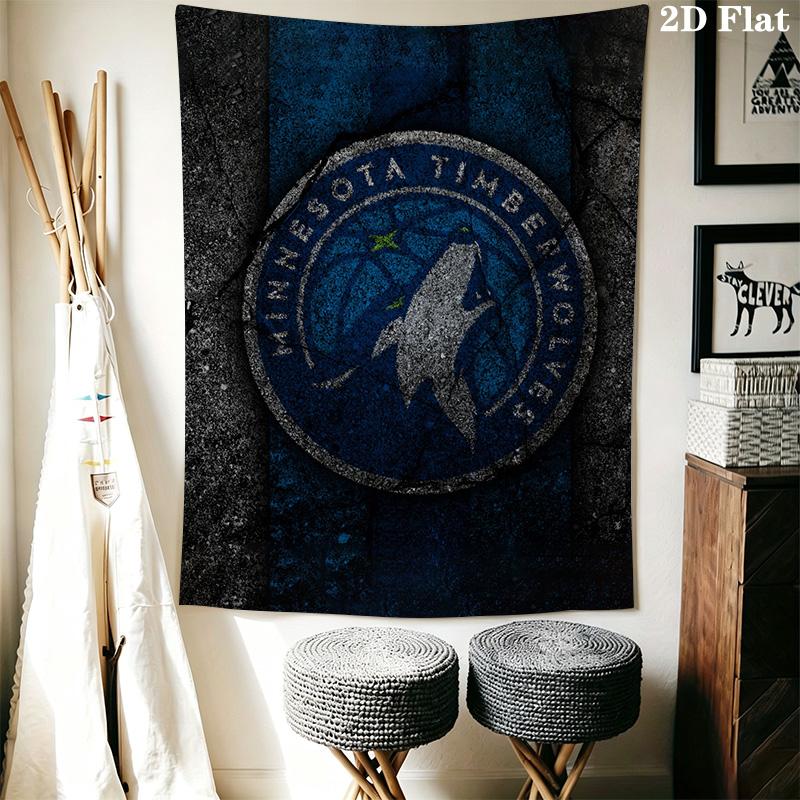 Minnesota Timberwolves Logo Threepiece Set 1 Duvet Cover 2 Pillowcase Without Core Duvet Cover And Pillowcase Christmas Birthday Gift